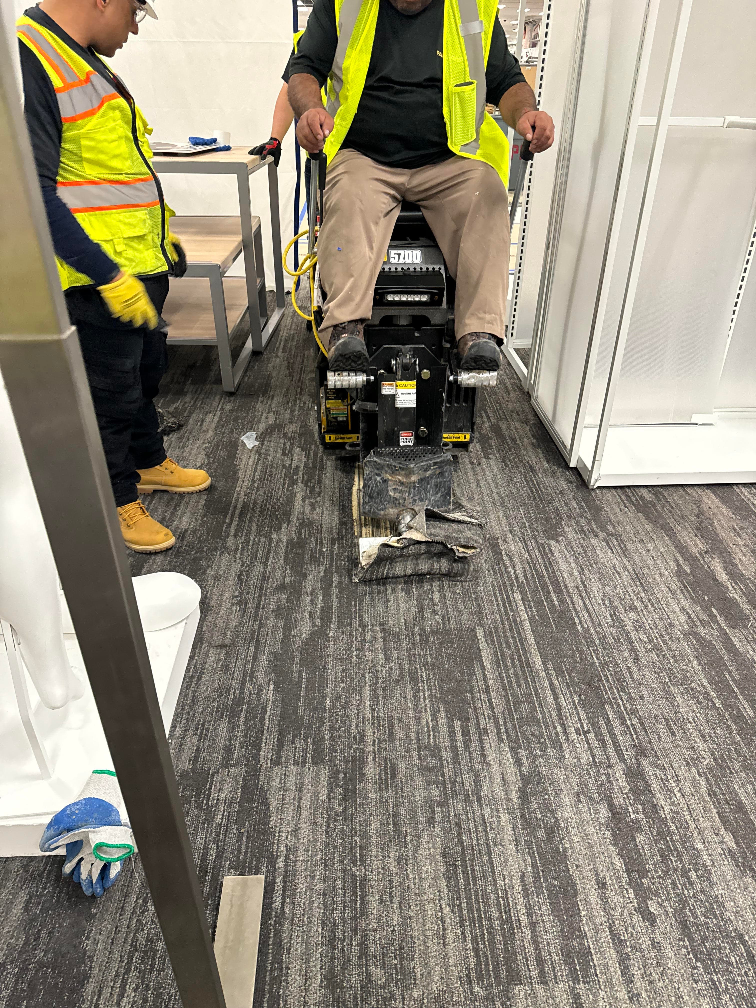 VCT flooring strip & wax